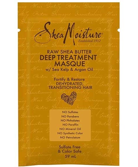 Raw Shea Butter Deep Treatment Masque Sachet