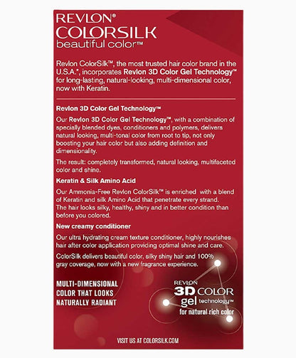 Colorsilk Beautiful Color Permanent Hair Color 40 Medium Ash Brown