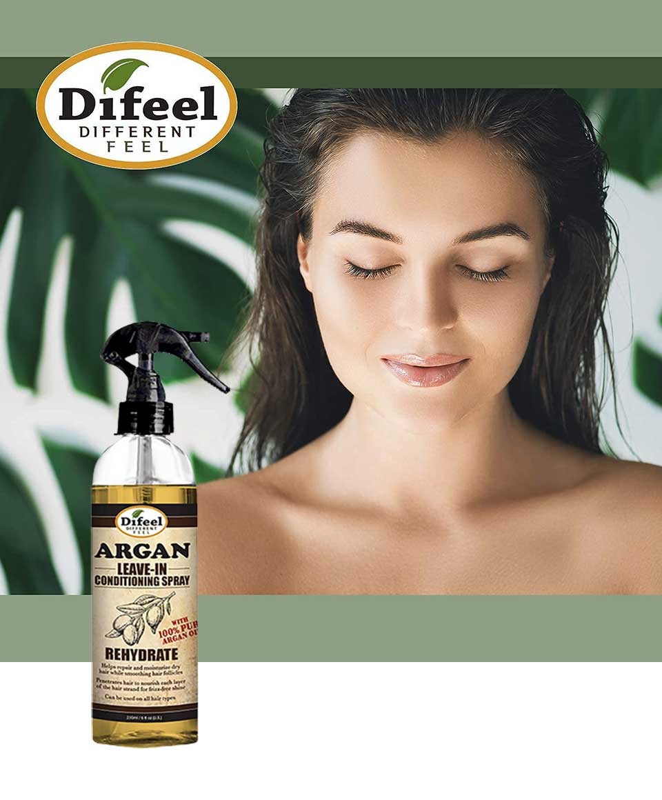 Difeel Argan Rehydrate Leave In Conditioning Spray