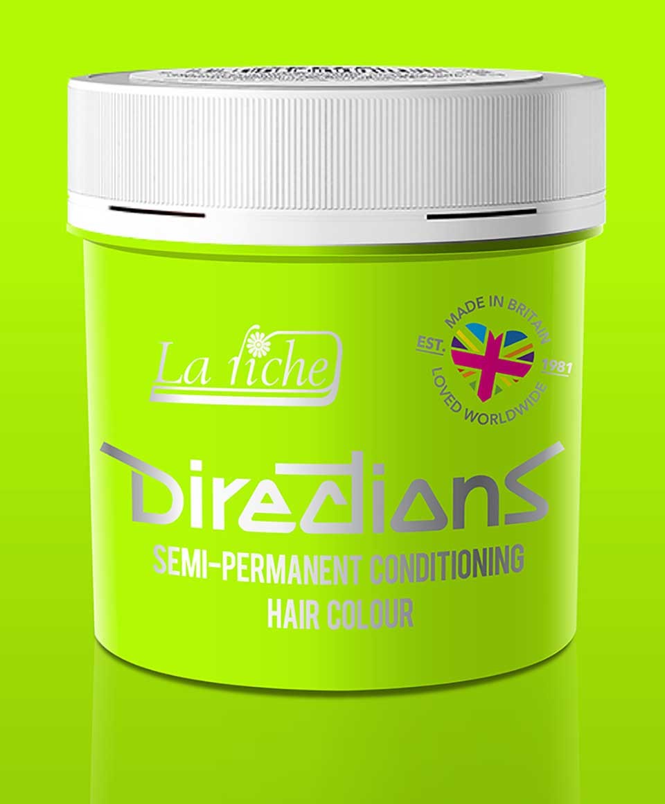 Directions Semi Permanent Conditioning Hair Color Fluorescent Green