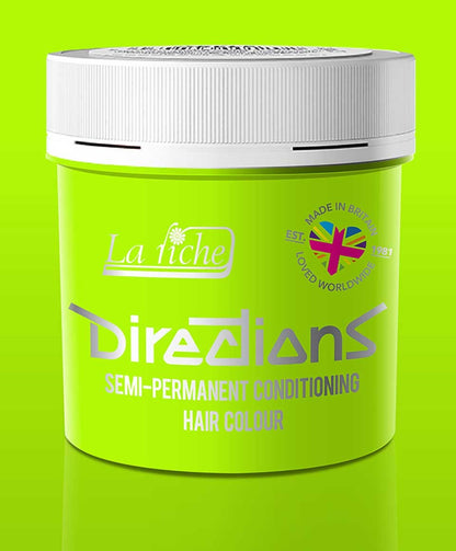 Directions Semi Permanent Conditioning Hair Color Fluorescent Green