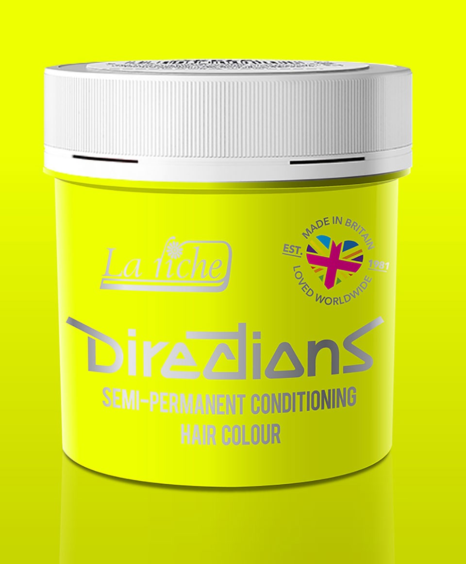 Directions Semi Permanent Conditioning Hair Color Fluorescent Yellow