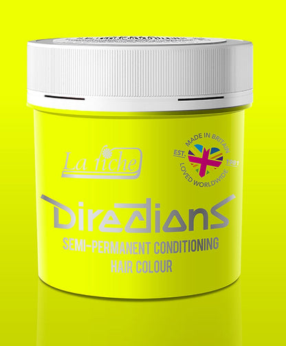 Directions Semi Permanent Conditioning Hair Color Fluorescent Yellow