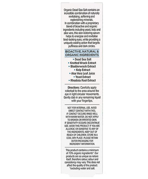 Bioactive Skincare Dead Sea Mineral Eye Rescue Rollerball