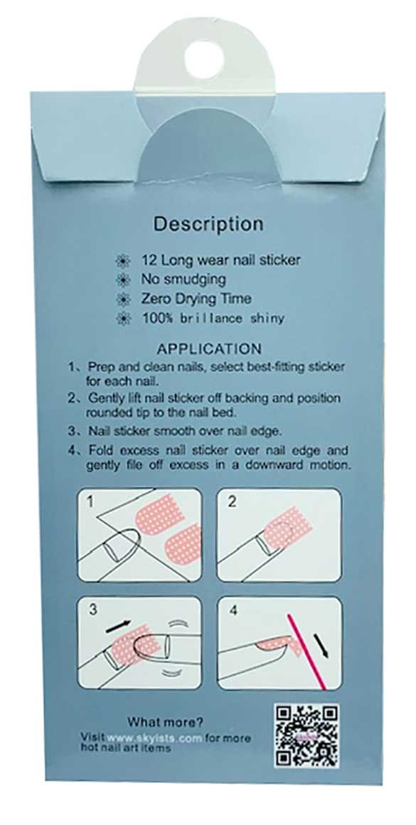 Skyists Love Nail Stickers