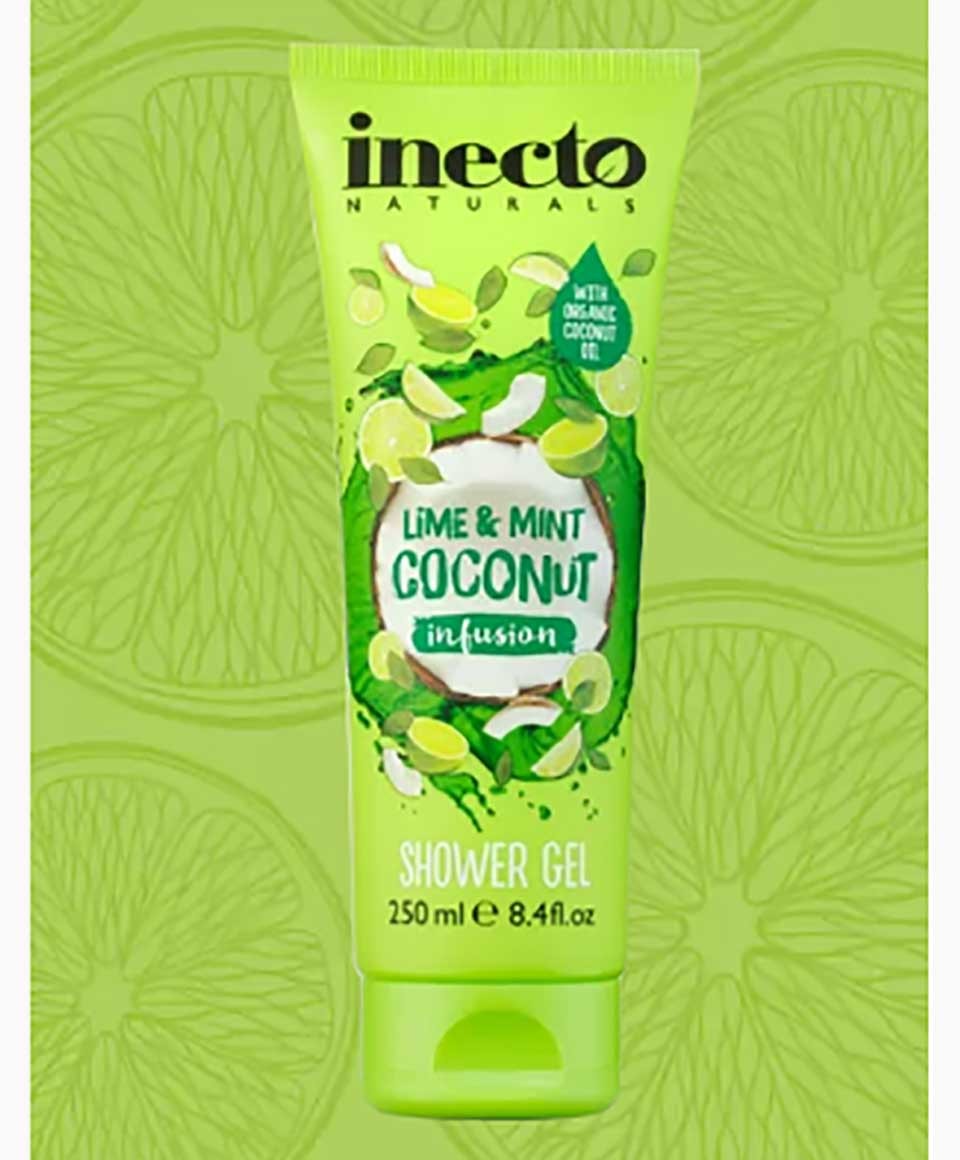 Inecto Naturals Lime And Mint Coconut Infusion Shower Gel