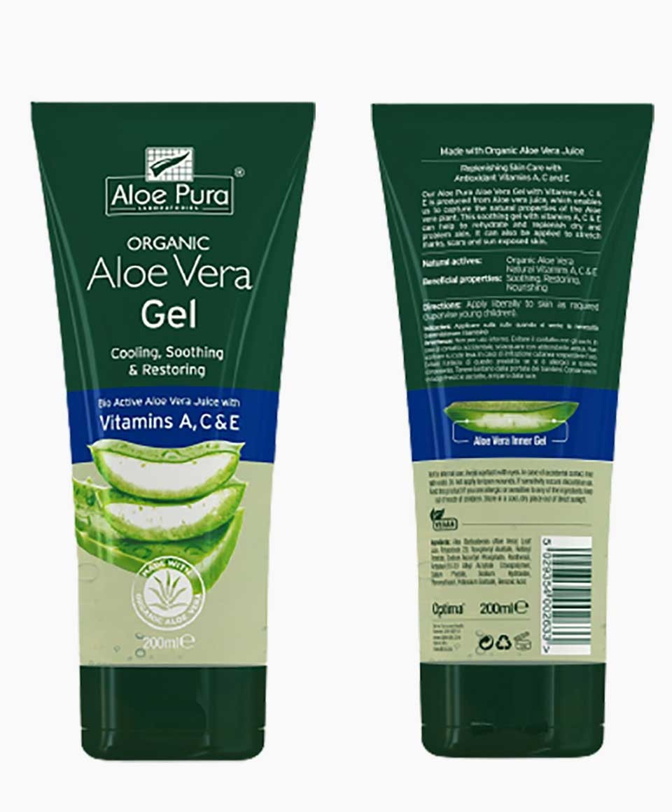 Aloe Pura Aloe Vera Gel With Vitamins A C And E