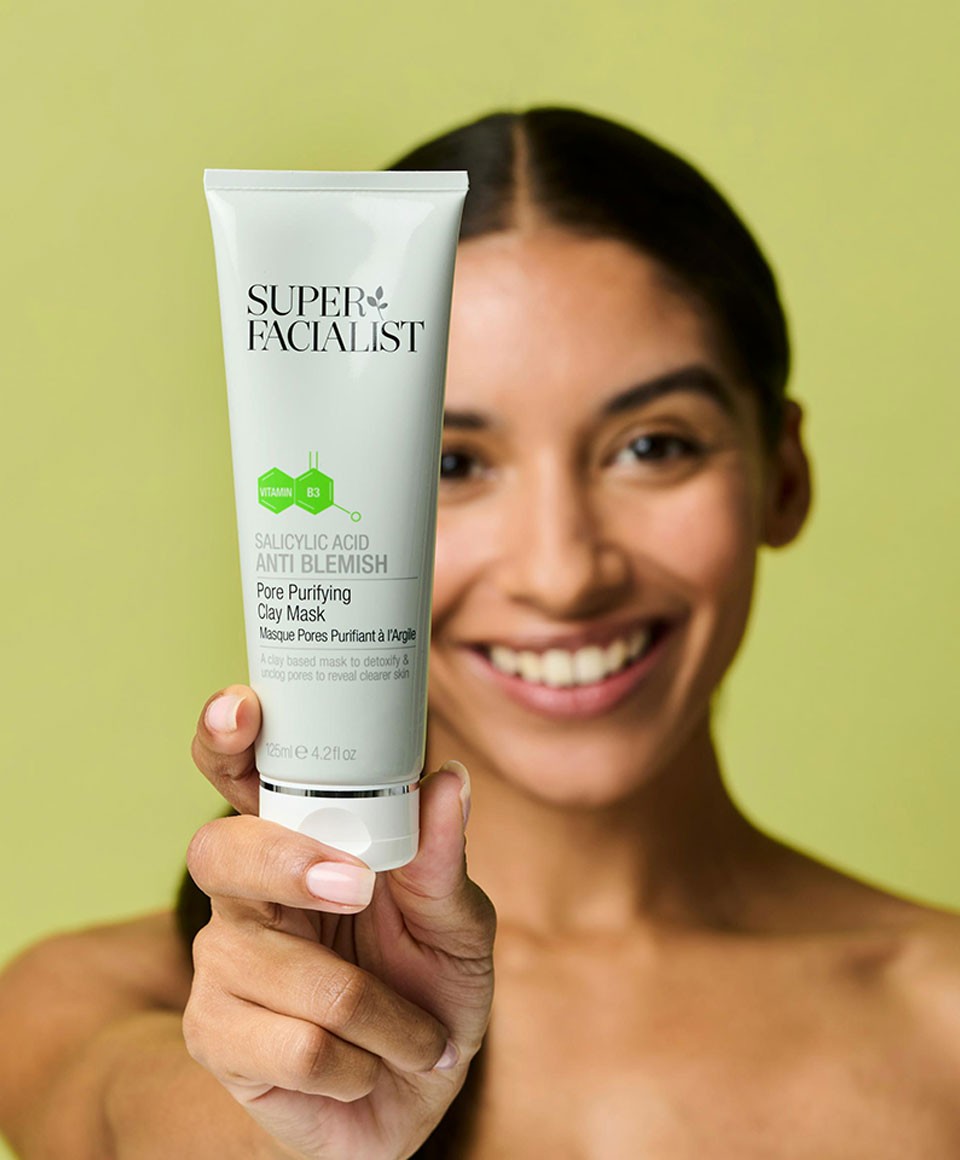 Super Facialist Salicylic Acid Anti Blemish Pore Purifying Clay Mask