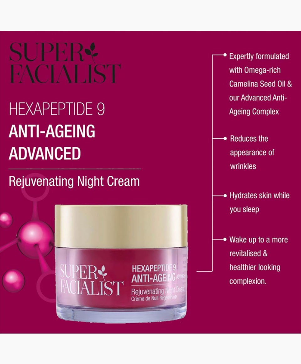 Super Facialist Hexapeptide 9 Anti Ageing Rejuvenating Night Cream