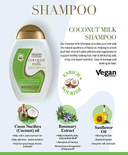 Beauty Formulas Coconut Milk Shampoo