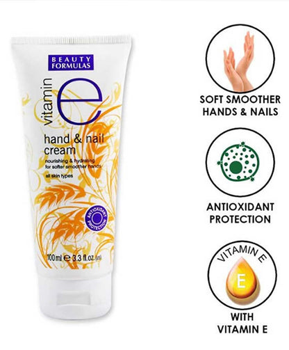 Beauty Formulas Vitamin E Hand And Nail Cream
