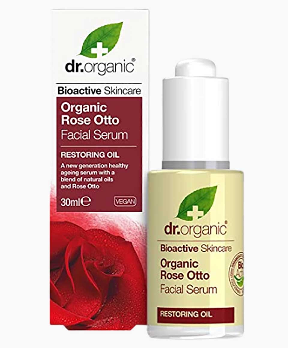 Bioactive Skincare Organic Rose Otto Facial Serum