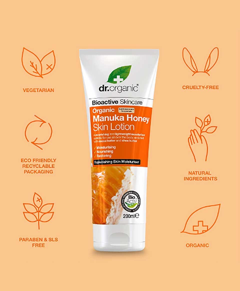 Bioactive Skincare Organic Manuka Honey Skin Lotion