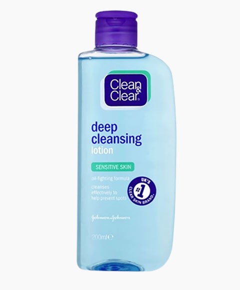 Clean And Clear Deep Cleansing Lotion For Sensitive Skin