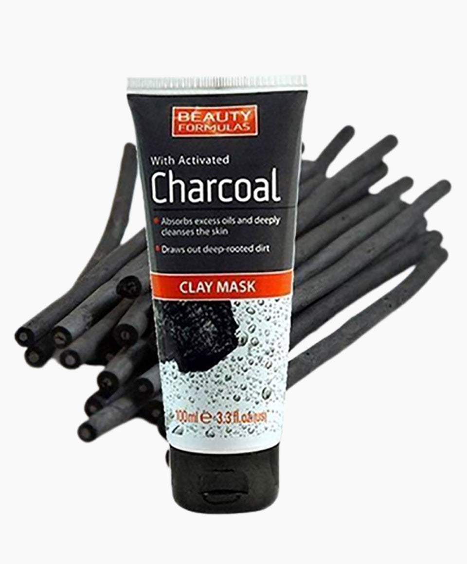 Beauty Formulas With Activated Charcoal Clay Mask