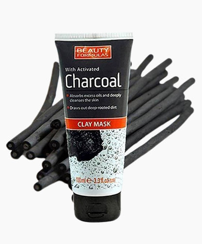 Beauty Formulas With Activated Charcoal Clay Mask