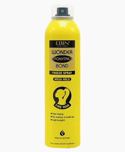 Ebin Wonder Ponytail Bond Freeze Spray Mega Hold