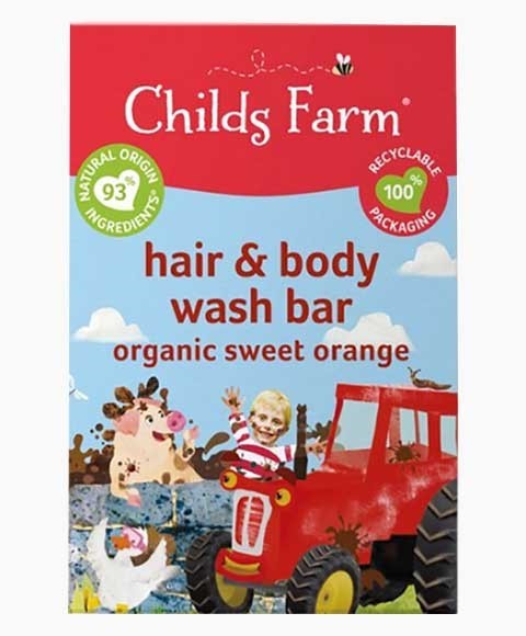 Hair &amp; Body Wash Bar Organic Sweet Orange