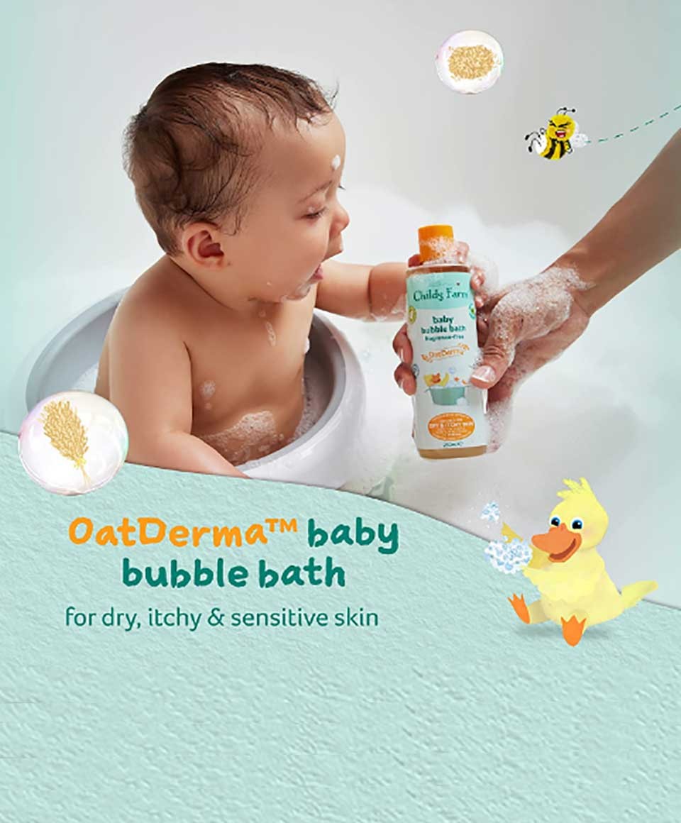 Oat Derma Fragrance Free Baby Bubble Bath