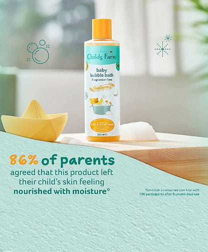Oat Derma Fragrance Free Baby Bubble Bath