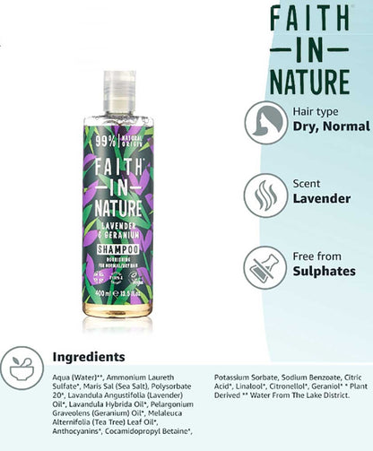 Faith In Nature Lavender &amp; Geranium Shampoo