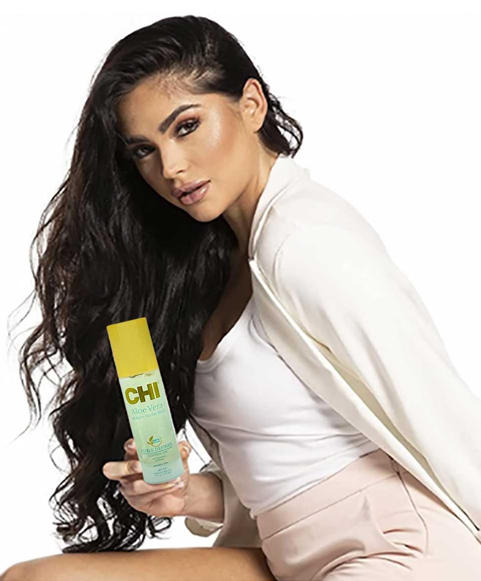 Chi Curls Defined Control Gel With Aloe Vera And Agave Nectar Blend