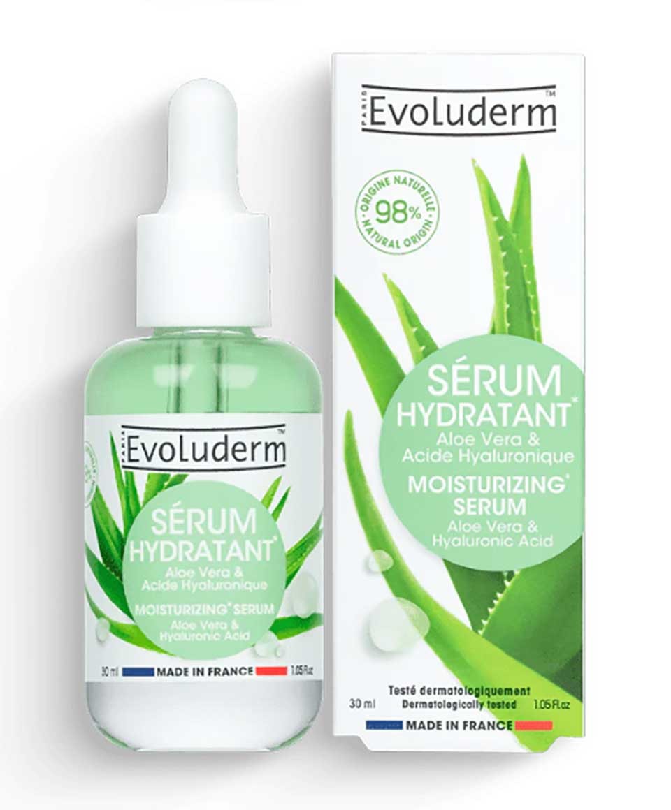 Evoluderm Moisturizing Serum With Aloe Vera &amp; Hyaluronic Acid