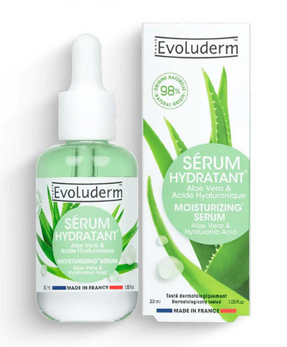 Evoluderm Moisturizing Serum With Aloe Vera &amp; Hyaluronic Acid