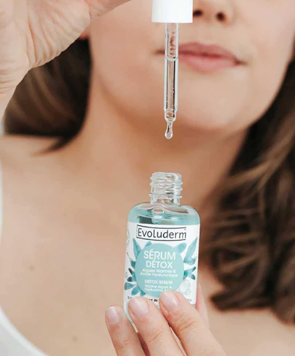 Evoluderm Detox Serum With Marine Algae &amp; Hyaluronic Acid