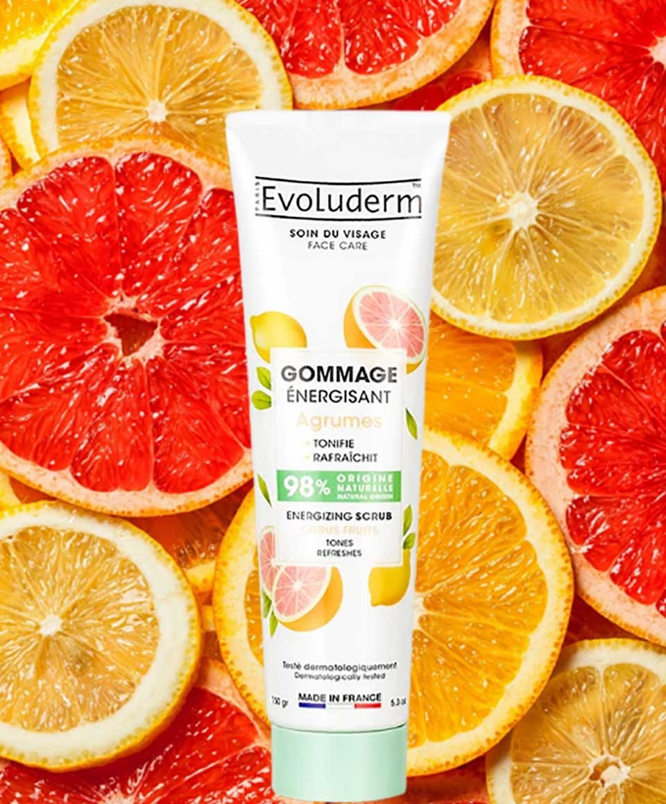 Evoluderm Gommage Energizing Scrub With Citrus Fruits