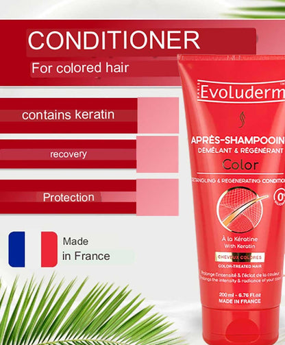 Evoluderm Detangling &amp; Regenerating Color Conditioner