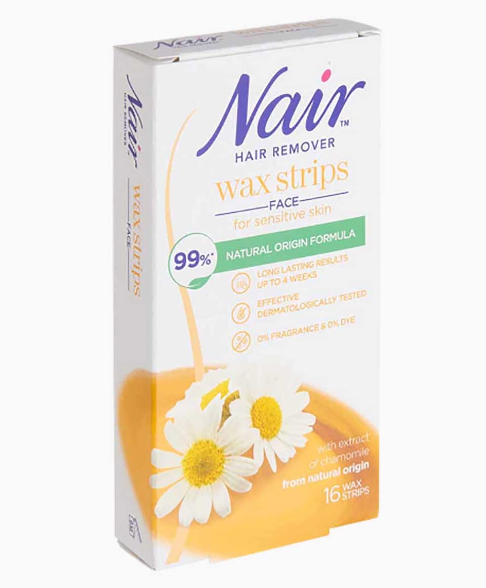 Nair Facial Wax Strips Face For Sensitive Skin