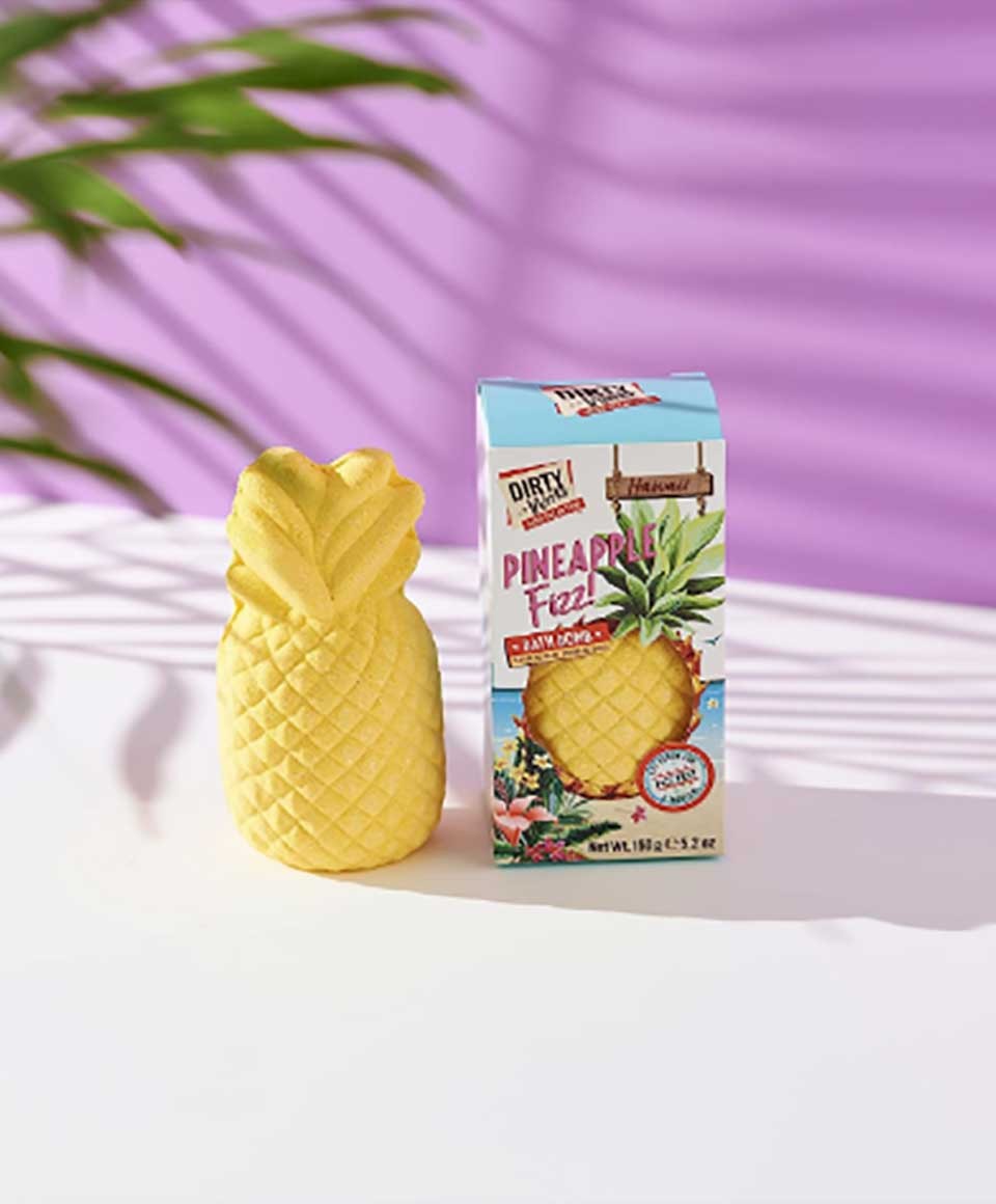 Dirty Works Pineapple Fizz Bath Bomb