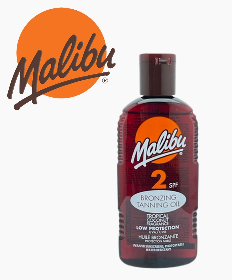Bronzing Tanning Oil Tropical Coconut Fragrance SPF2