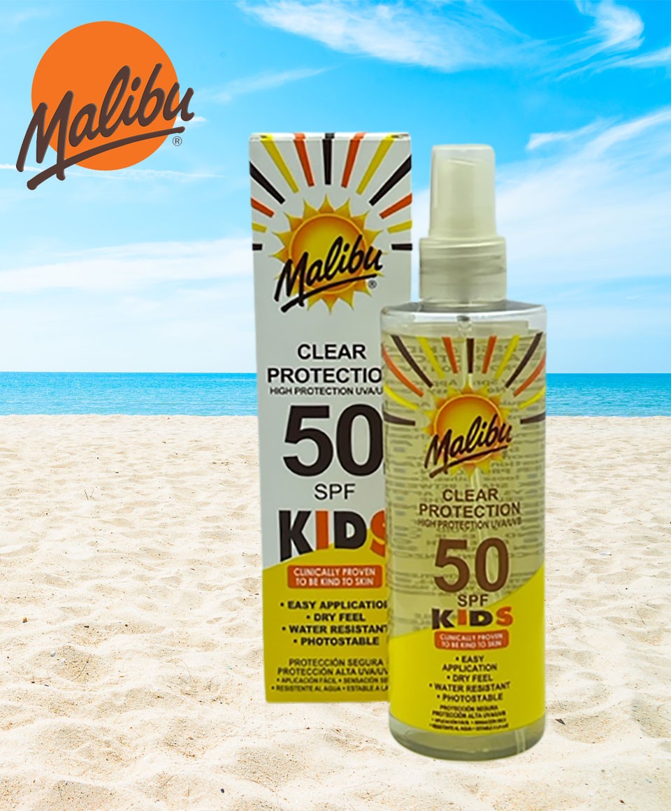 Malibu Kids 50SPF Clear Protection