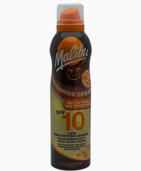Malibu Continuous Spray Dry Oil Spray Sun Protection SPF10