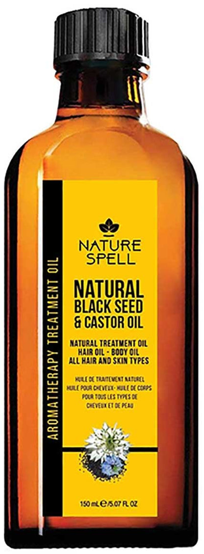 Nature Spell Natural Black Seed And Castor Oil