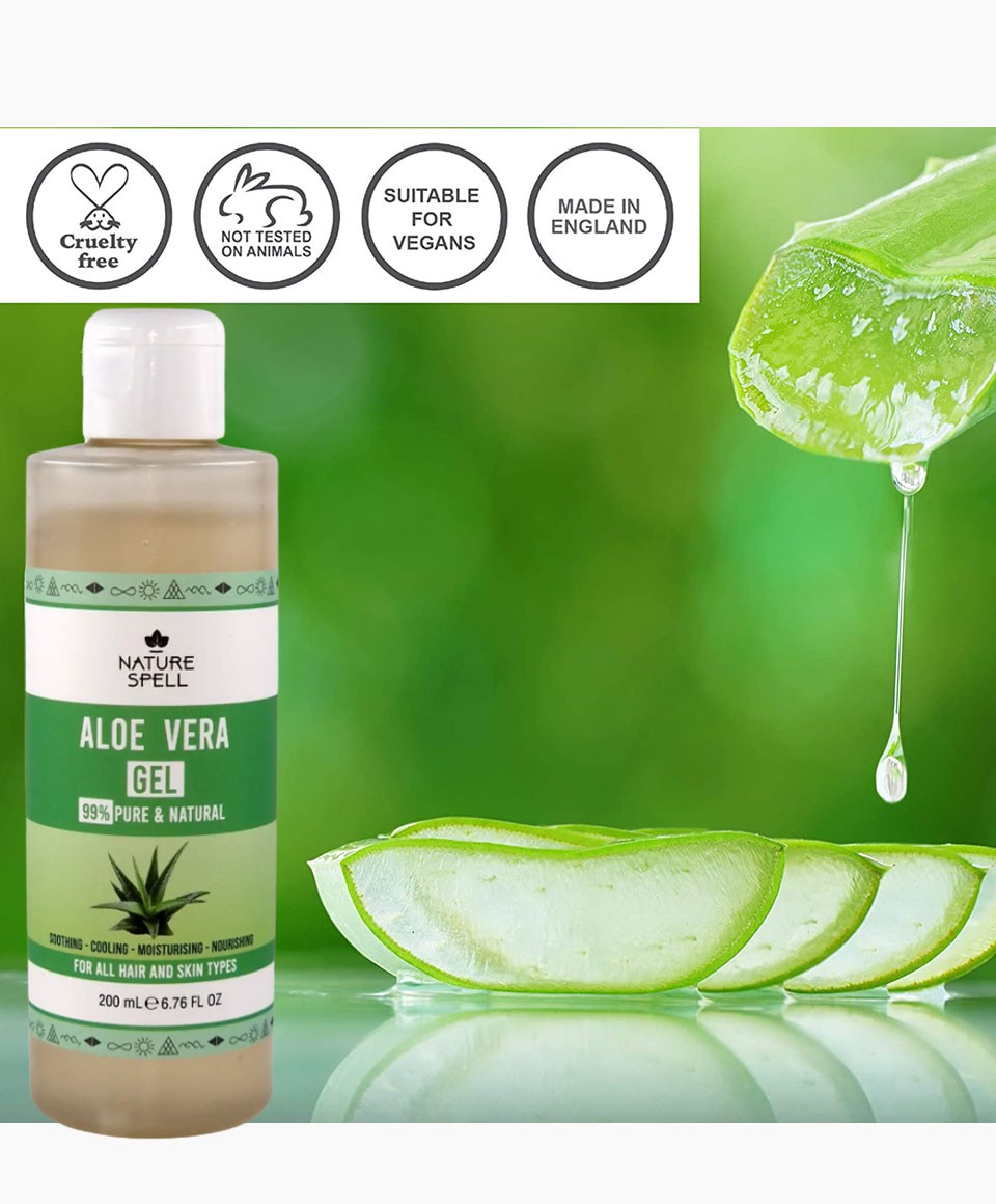 Nature Spell  Pure And Natural Aloe Vera Gel