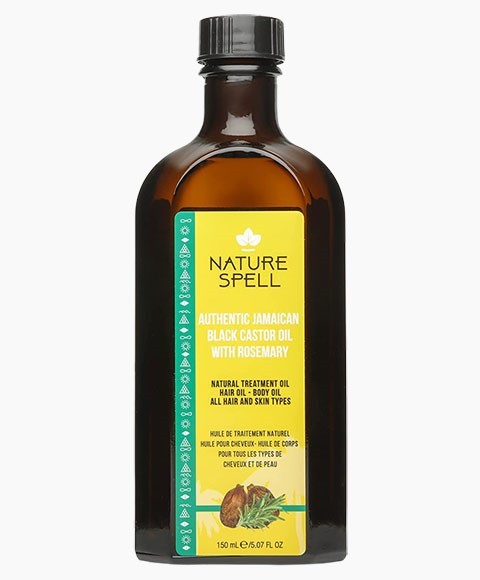 Nature Spell Authentic Jamaican Black Castor Oil With Rosemary