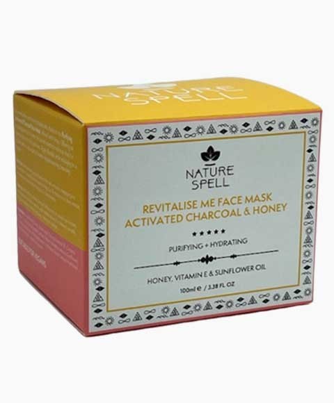 Nature Spell Activated Charcoal And Honey Revitalise Me Face Mask