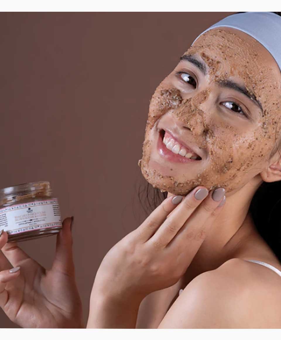 Nature Spell Brown Sugar And Coffee Wake Me Up Face Polish