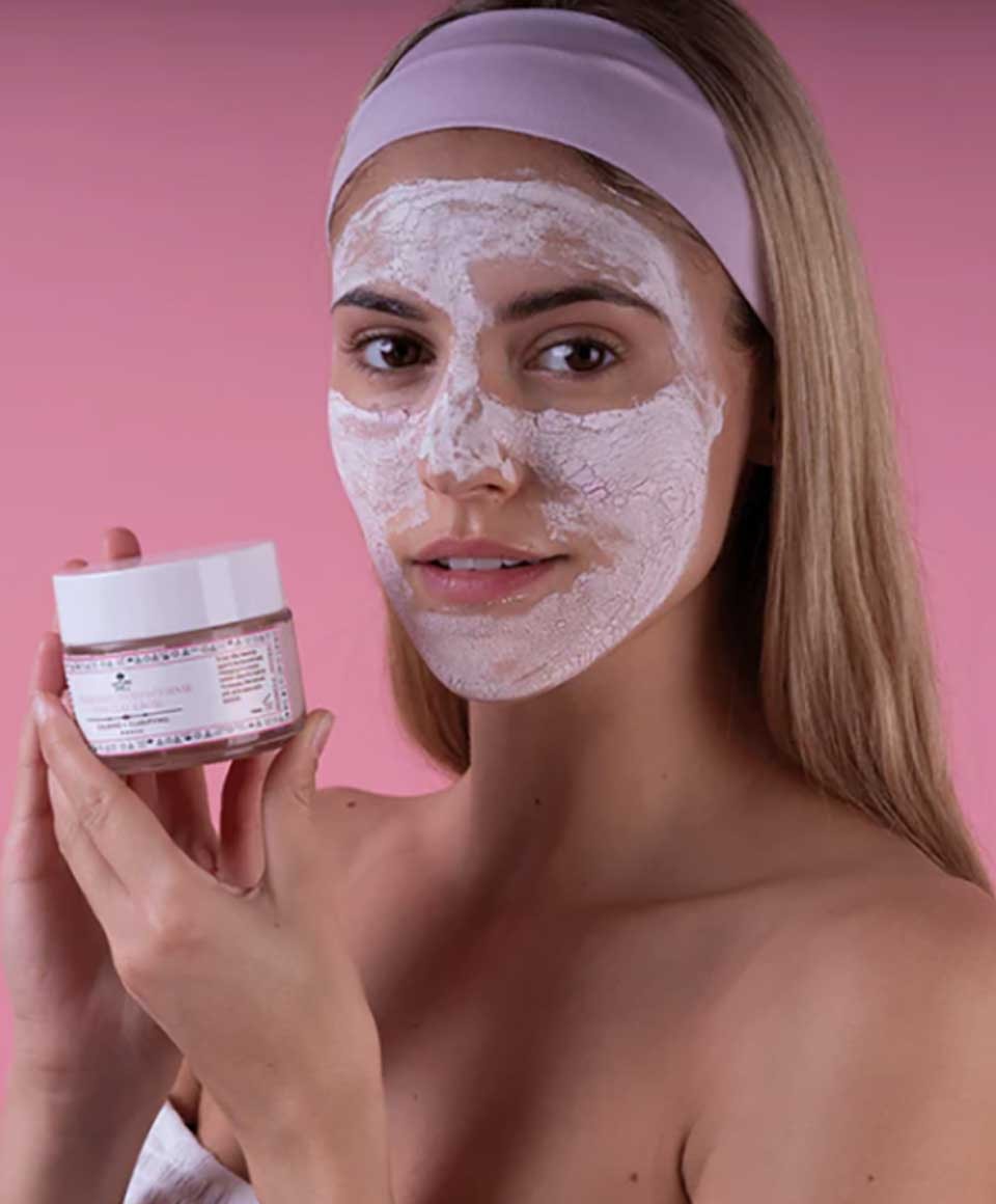 Nature Spell Pink Clay And Rose Pore Perfection Face Mask