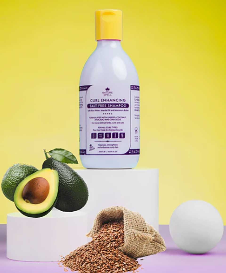 Nature Spell  Curl Enhancing Salt Free Shampoo