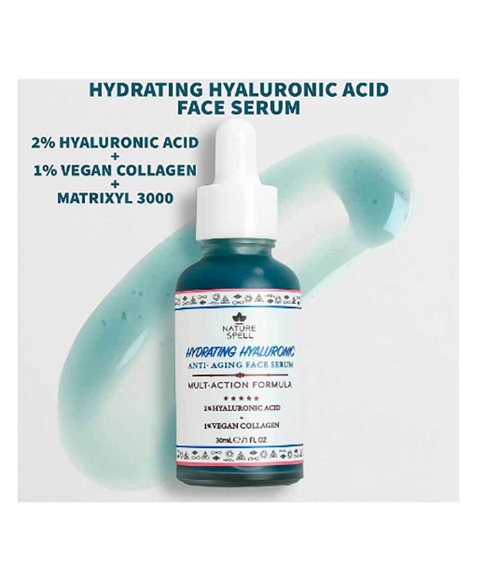 Nature Spell Hydrating Hyaluronic Anti Aging Face Serum
