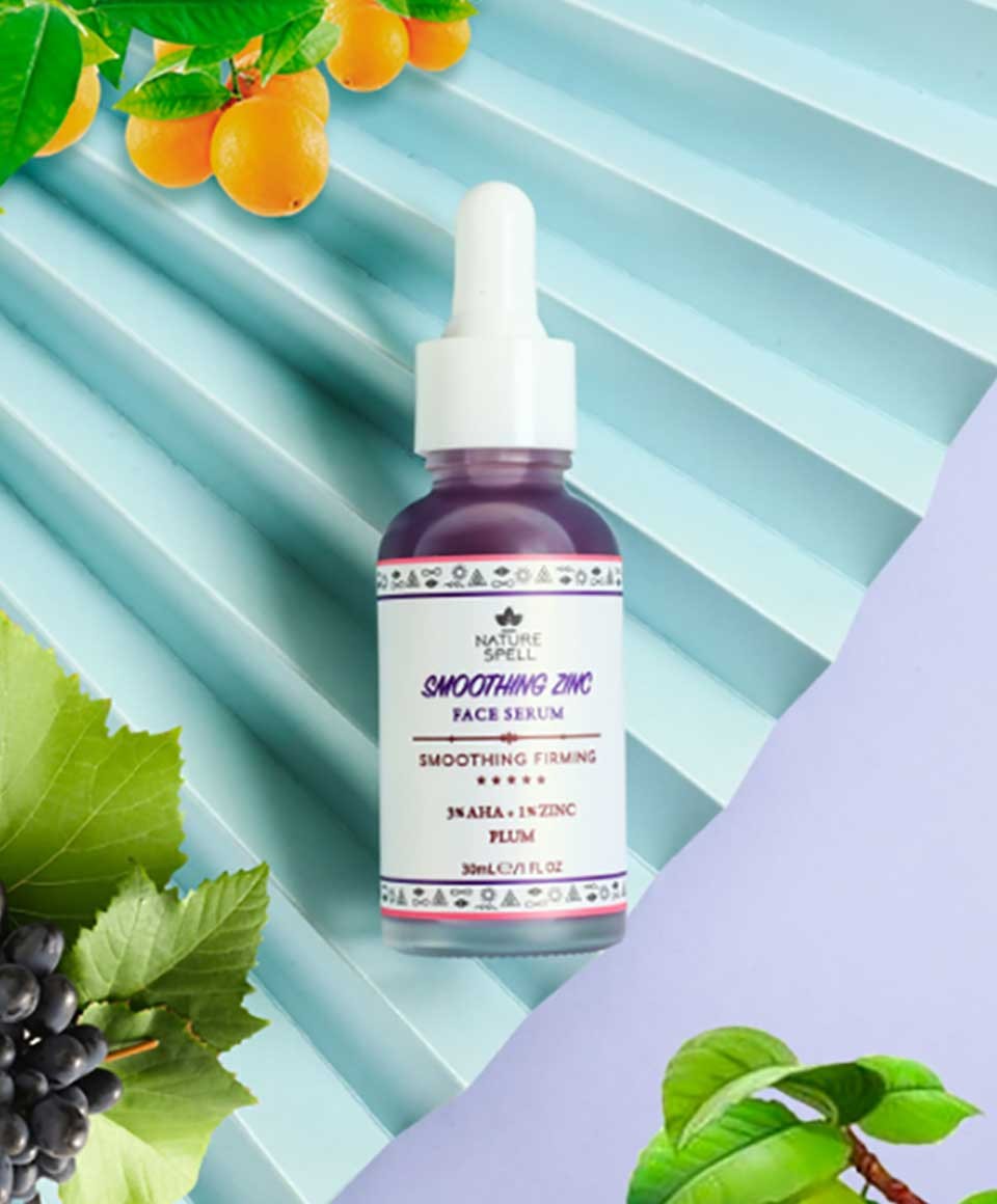 Nature Spell Smoothing Zinc Purple Perfecter Face Serum