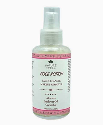 Nature Spell Rose Potion Face Cleanser Makeup Remover