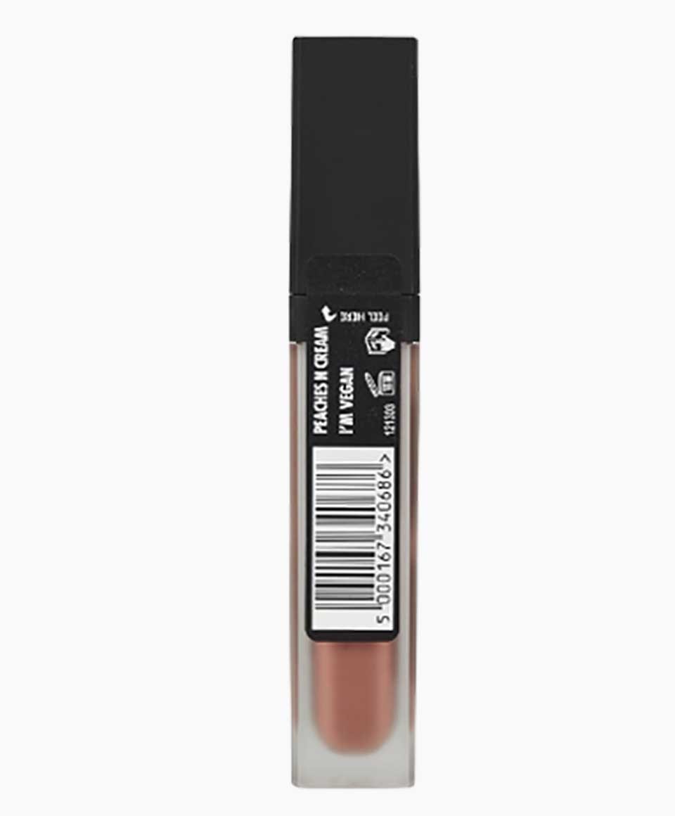 Sleek Matte Me XXL Liquid Lipstick I M Vegan Peaches N Cream