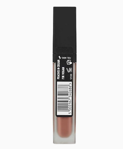 Sleek Matte Me XXL Liquid Lipstick I M Vegan Peaches N Cream