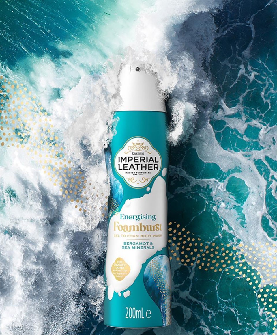 Imperial Leather Bergamot And Sea Minerals Energising Foam Burst