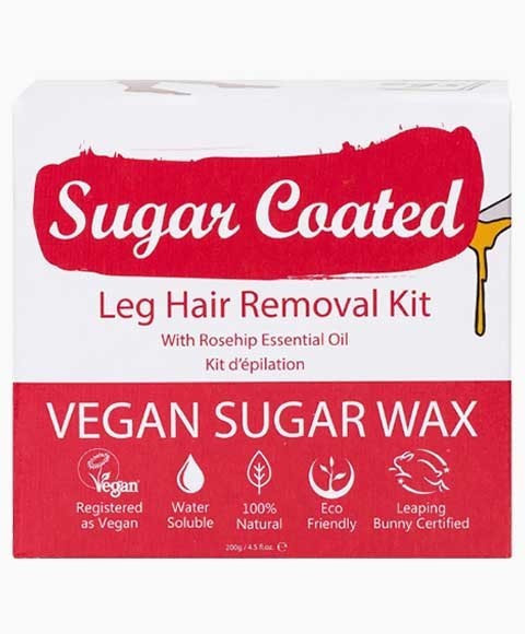 Sugar Coated Leg Hair Removal Wax Kit